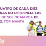 Cerca del 40% de las personas no puede distinguir entre las gafas de sol de marca y las vendidas en el top manta.